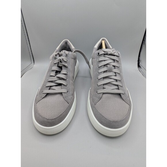 Vince Dawson Men\'s Canvas-Suede Gray Low-Top Sneakers Size7 M main image 10